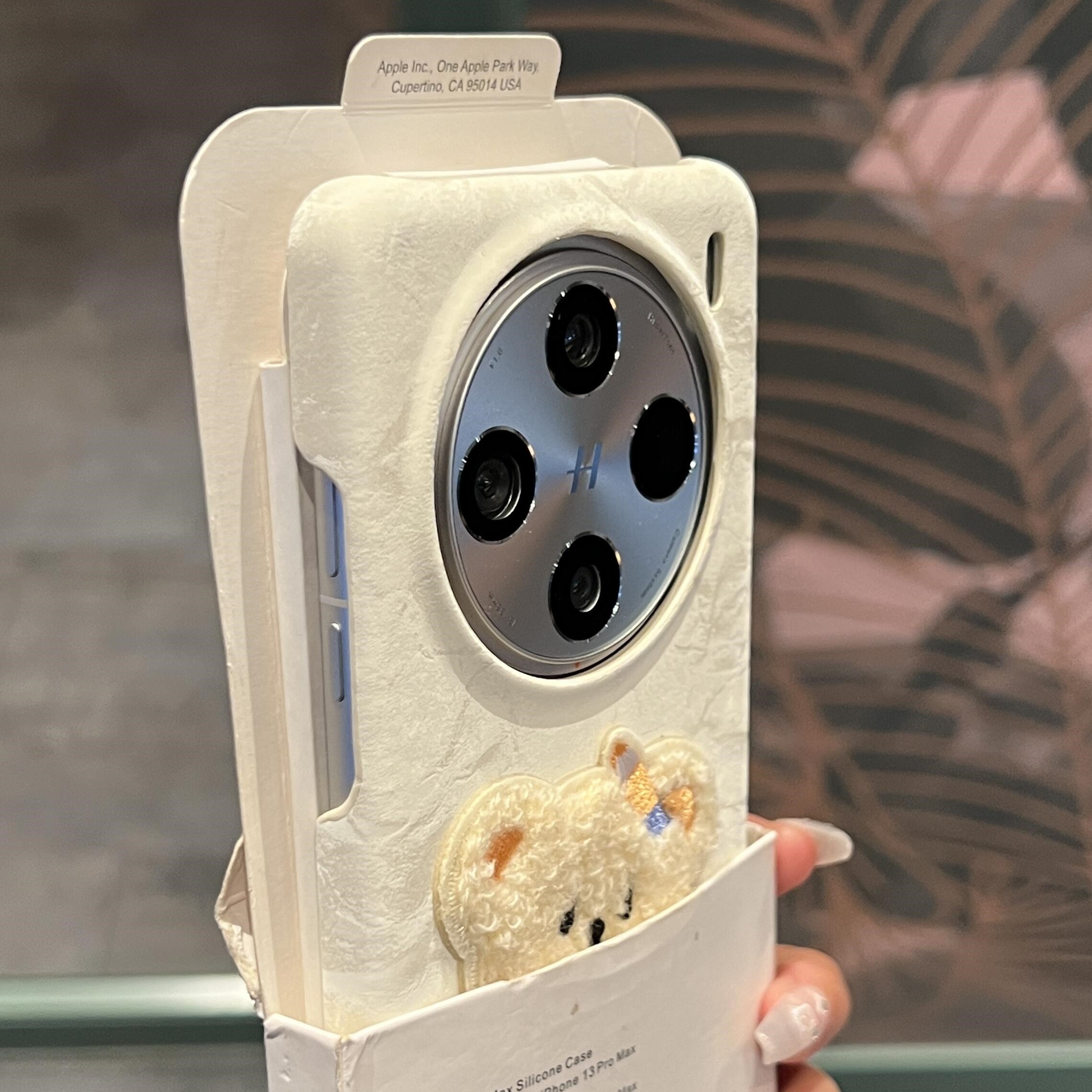 适用vivoX200绒布简约可爱保护壳