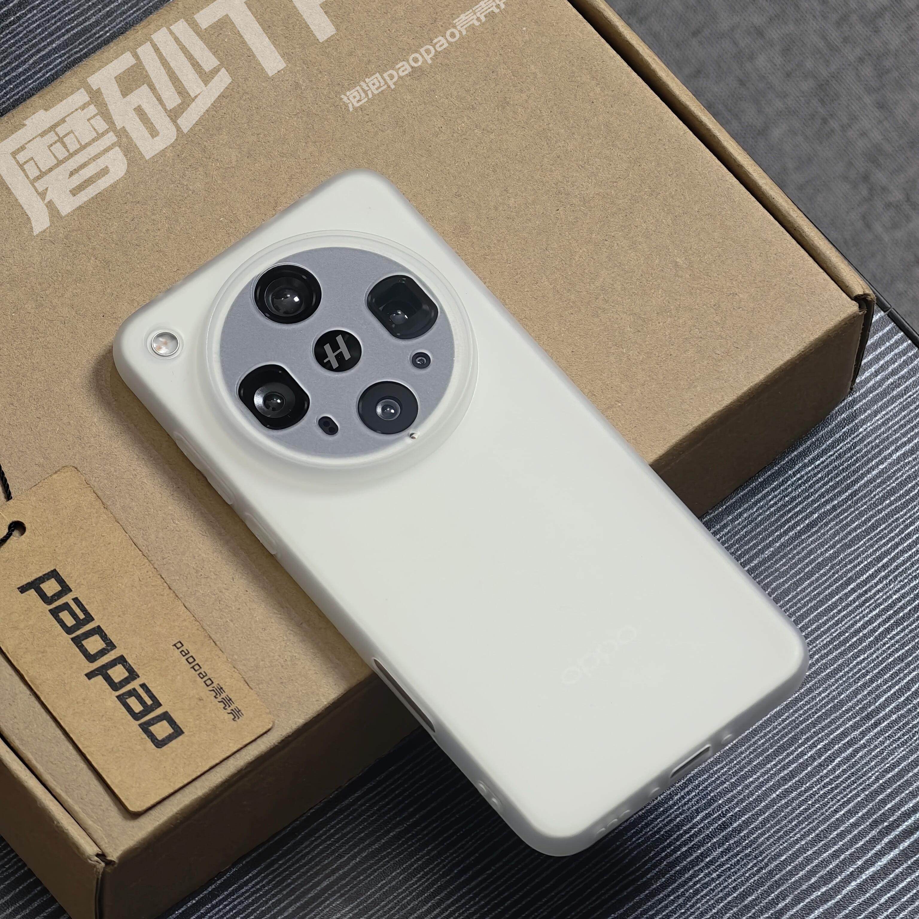 超薄磨砂透白色简约软壳适用OPPOFindX8Ultra手机壳findx9Pro精孔款findx8s+透明A6Pro全包防摔Reno15磁吸GT8