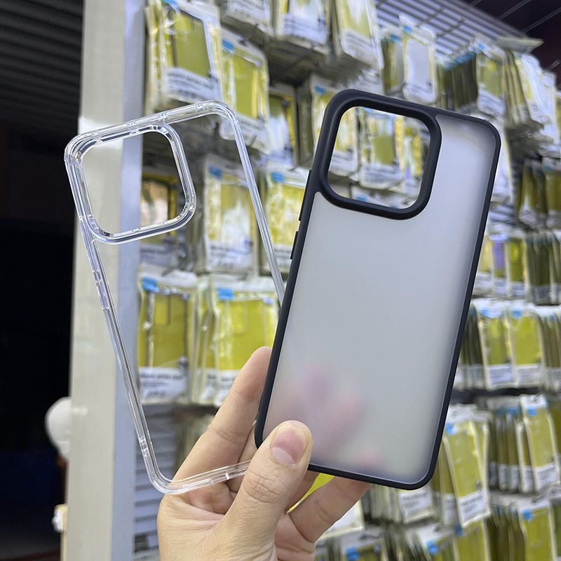轻奢15适用小米13/14T手机壳12S亚克力11Ultra高透明13Pro耐黄12X简约全包至尊MIX4黑边磨砂高档硬壳新款护甲