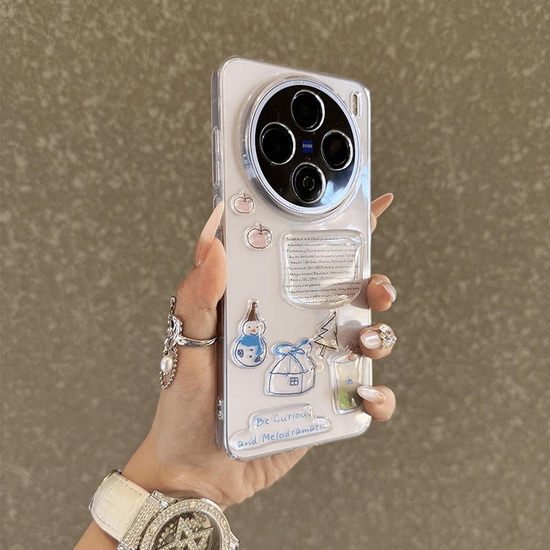 适用vivoX200PC可爱贴纸手机壳