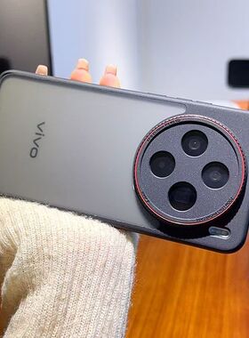 耐黄磨砂黑莱卡红色镜头框适用vivoX200Promini手机壳x200s简约X200Ultra全包防摔保护套半透明亚克力硬壳男