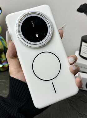 高级灰色简约细圈磁吸Pura70Ultra适用华为mate70pro+手机壳Mate60Pro金属镜框mt50独立按键40超薄30纯色硬壳