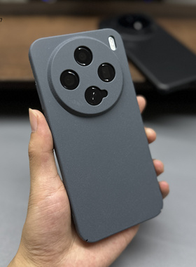 绒毛磨砂高级灰色适用OPPOFindX8S+岩砂手机壳Ultra简约findx7全包X6外壳X5轻薄X3硬Reno14Pro男12防指纹1111