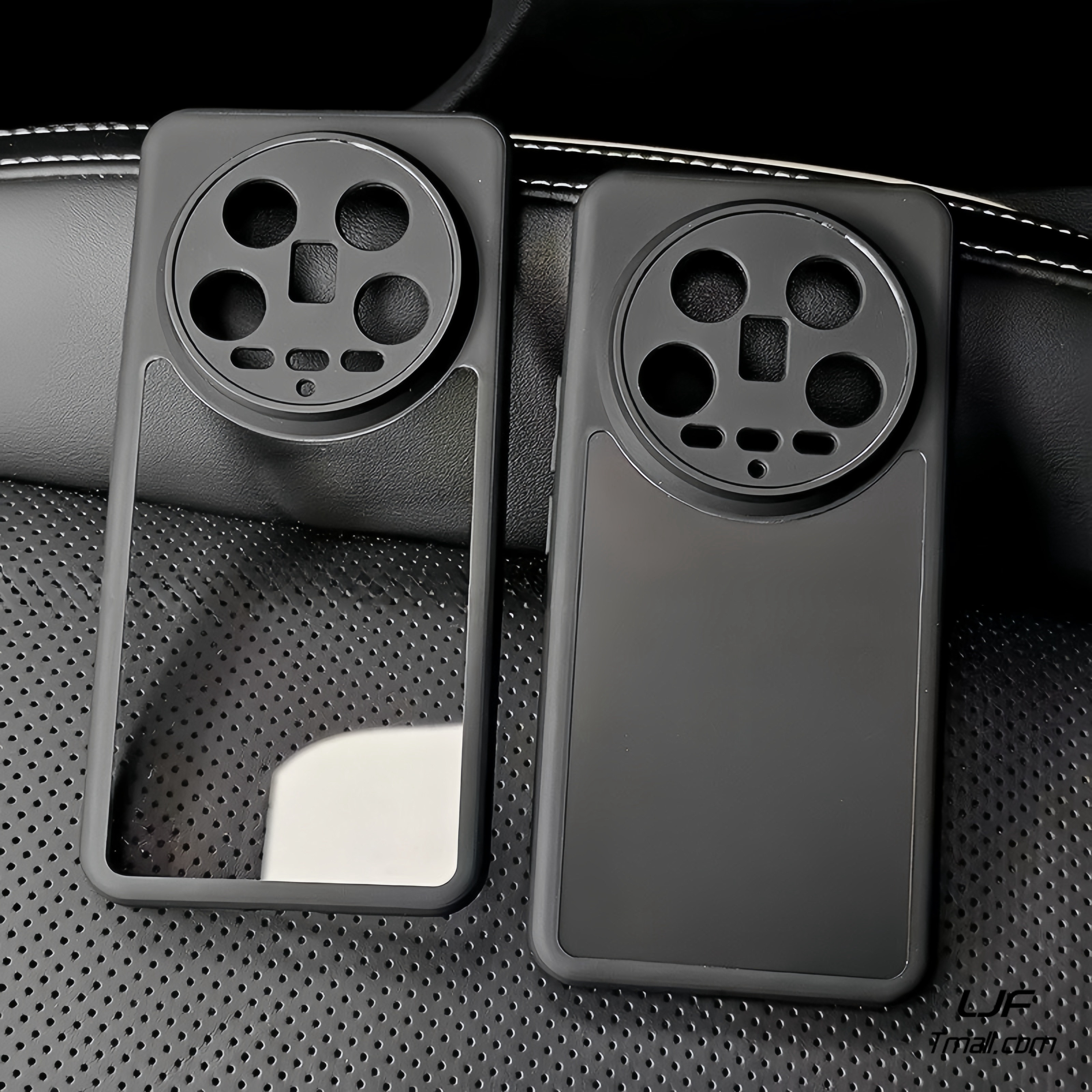 不发黄磨砂黑边14T适用小米14Ultra手机壳Xiaomi15/14pro简约暗黑风全包亚克力软边防摔透明男女款保护套精孔