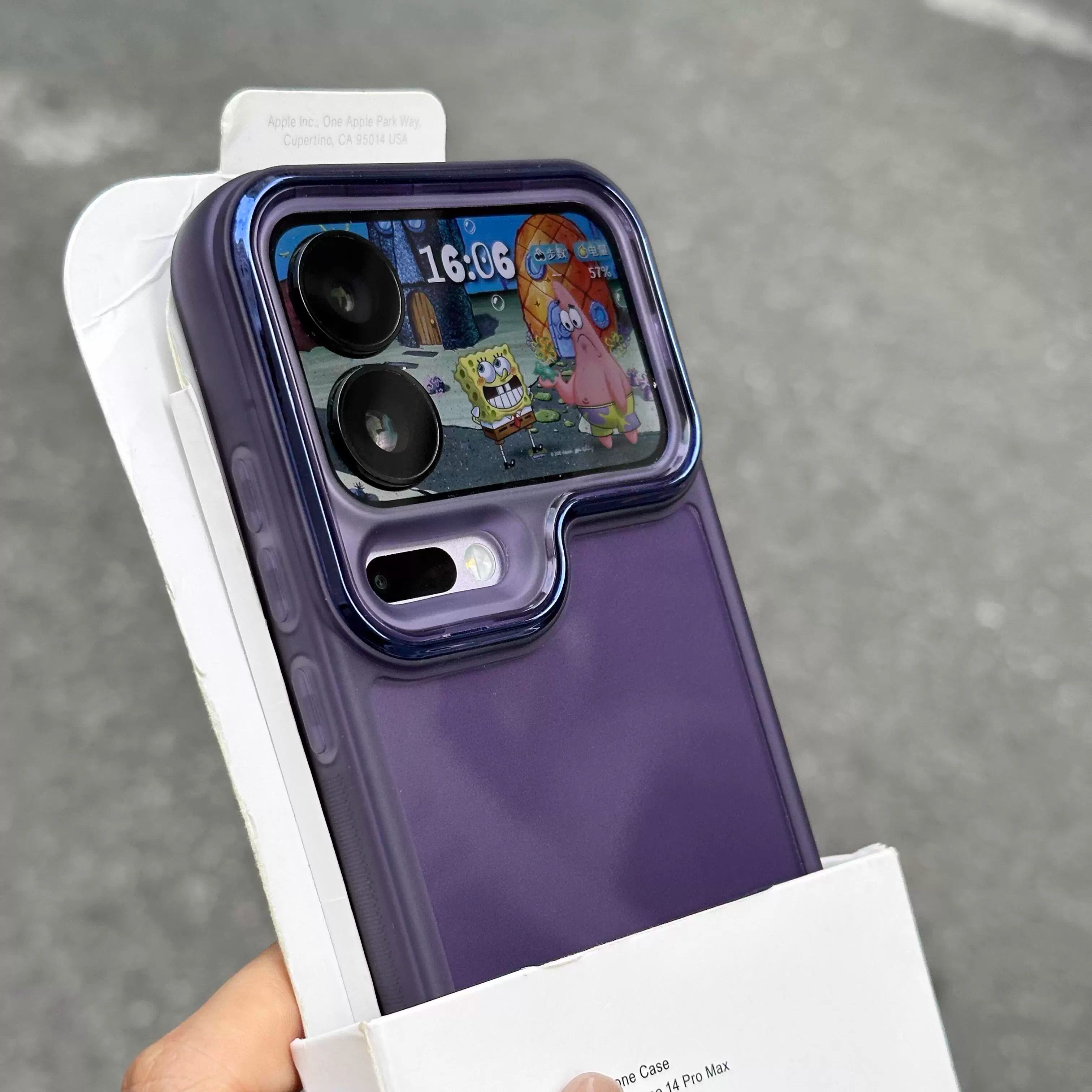 葡萄紫色清透高级感适用小米17Promax手机壳15spro简约透明款15Ultra自带镜头膜全包14pro软硅胶13防摔保护套