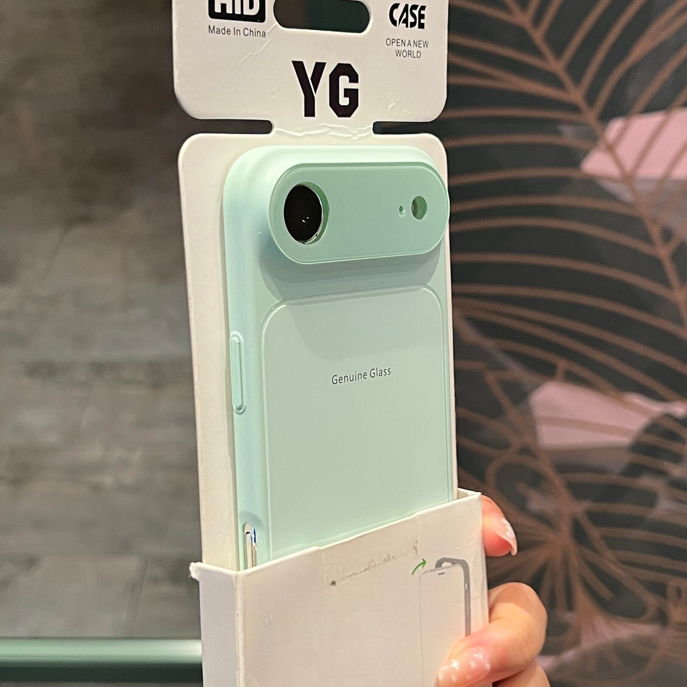 马卡龙浅色玻璃适用苹果Air手机壳iPhone17Promax秒变大视窗16Pro全包15新款14冰淇淋绿13高颜值12硬壳11防摔