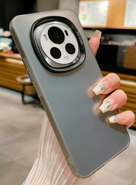 酷炫黑灰色双面彩银适用荣耀Magic7手机壳magic6pro简约Magic5/4防摔硬壳全包亚克力创意可活动镜头框男女款