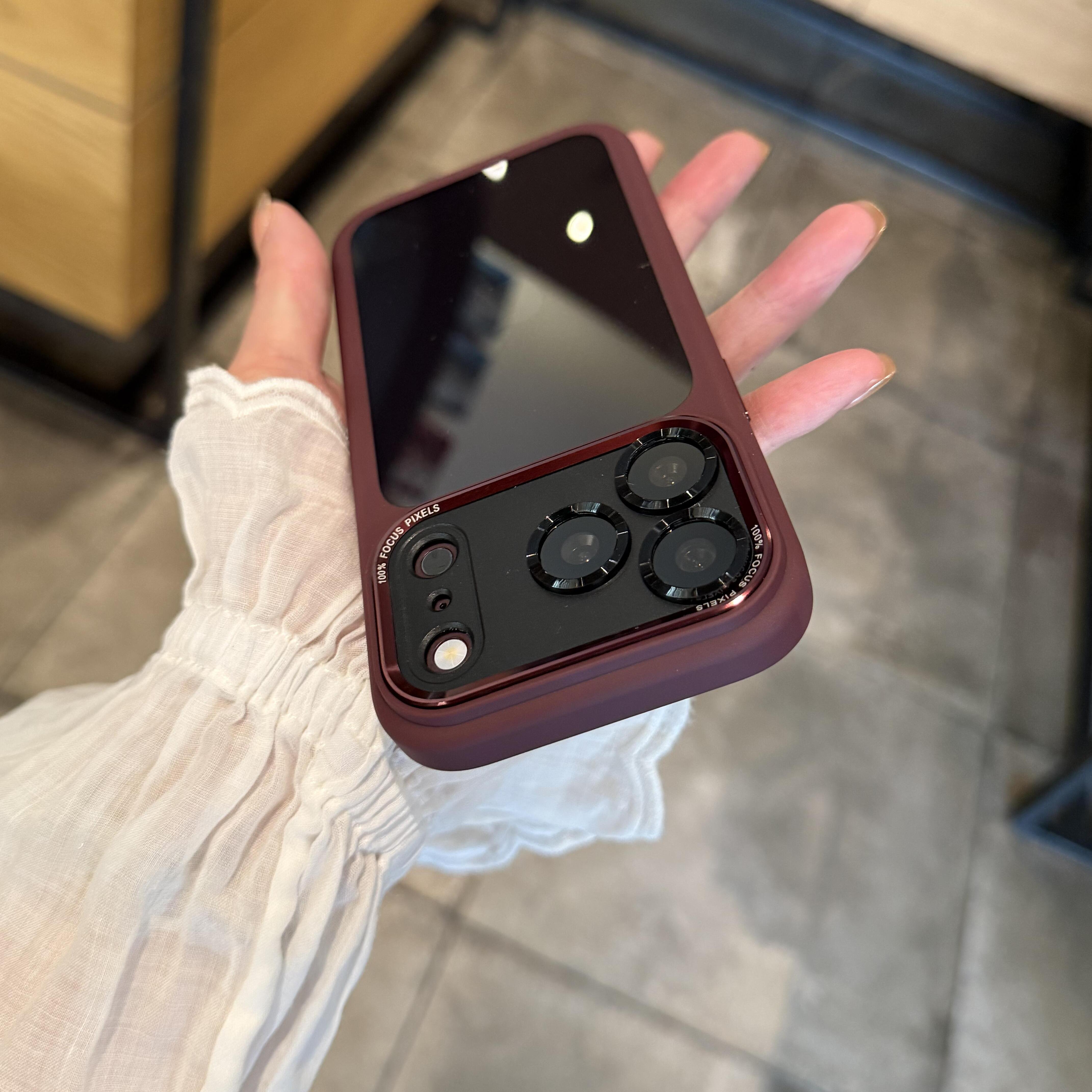高级透明适用苹果18ProMax手机壳iPhone17Pro全包防摔Air樱桃红色16plus亚克力15金属镜头14简约13磁吸12磨砂