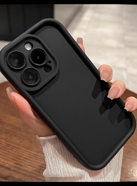 原创新款适用OPPO手机壳K11椭圆加厚防摔A32纯黑色a55肤感56磨砂硅胶57软壳A58X简约72时尚53女97保护套A1Pro