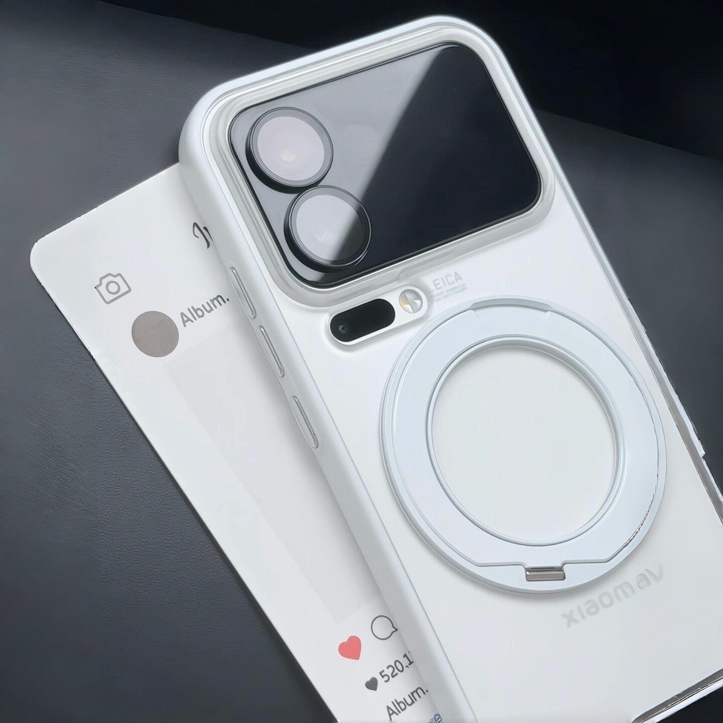 金属独立按键磁吸无界适用小米17Promax手机壳Xiaomi17max透黑色17Ultra防摔简约透明白色全包磨砂保护套潮流