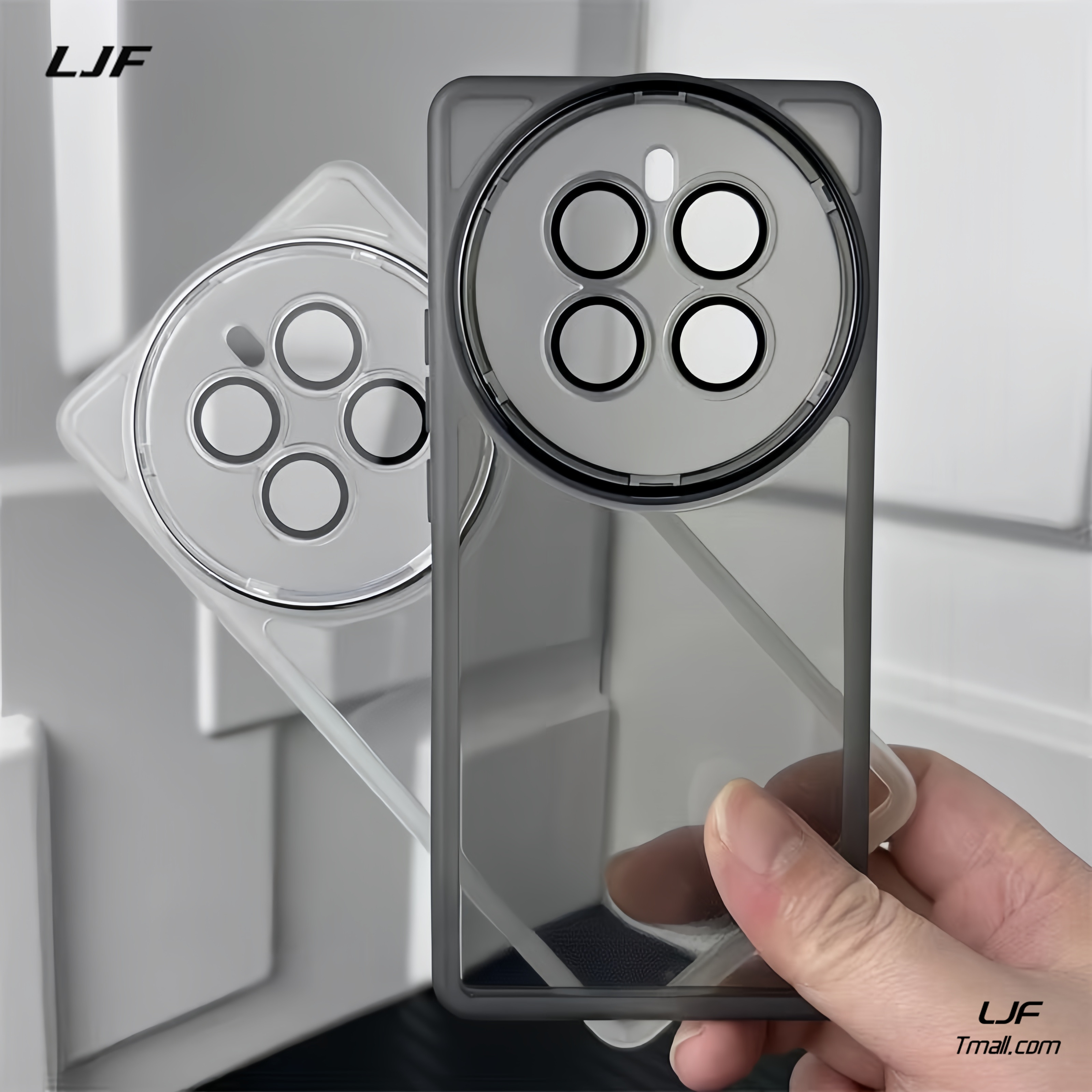 时尚魅眼全包gt6适用Realme真我GT5Pro手机壳GTNeo5se简约高级感neo2t带玻璃镜头膜Q3pro软硅胶7磨砂边情侣款