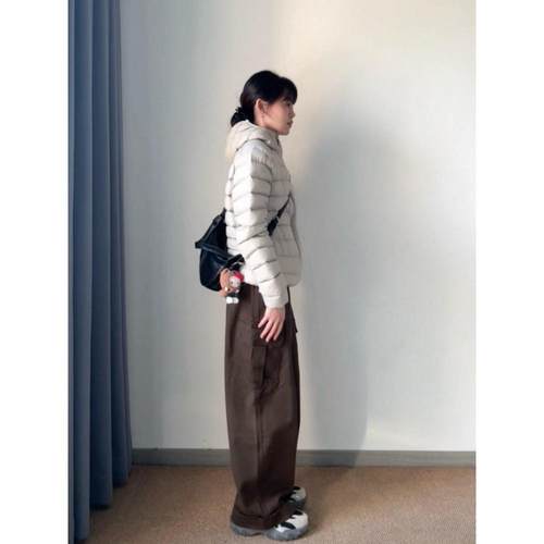 美式排骨保暖面包服女冬季外套潮