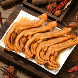 龙岩永定泡鸭爪香脆鸭掌特产香辣酸爽有嚼劲休闲零食卤味小吃福建