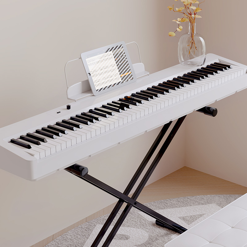 贝多辰88重锤键电钢琴便携式家用成人儿童幼师初学专业电子钢琴