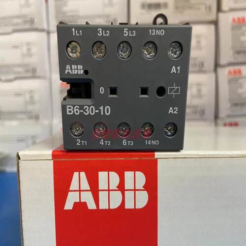 ABB小容量交流接触器 B6-30-10 110-127V 40-450Hz议价