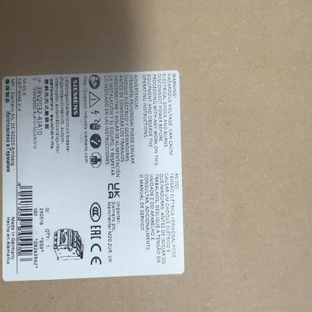 （设备配件）3RV2032-4JA10链接在就是货还在可直拍。当天发货