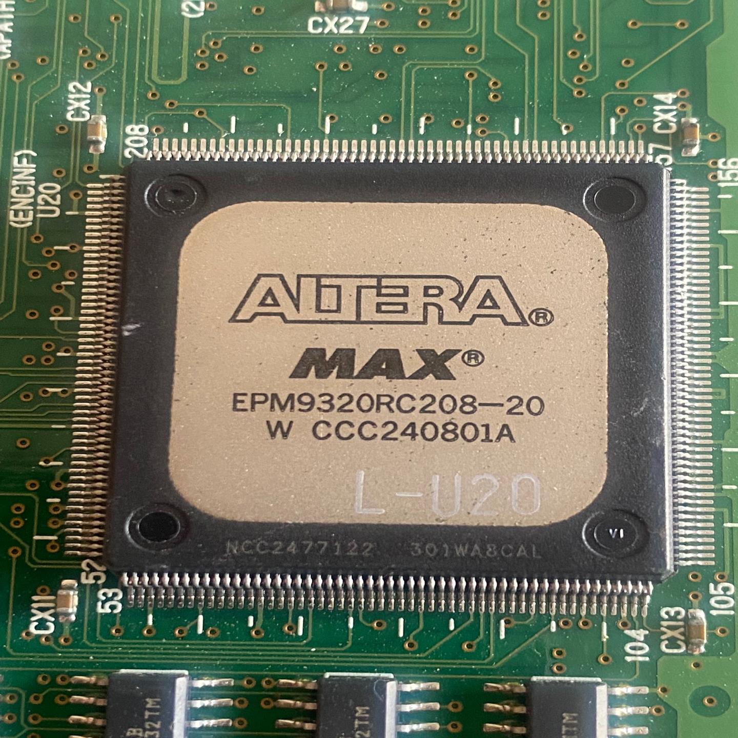 ALTERA阿特拉，EPM9320RC208-20芯片卡，成
