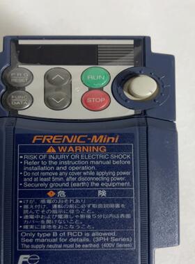 [德峰]富士变频器FRN0.75C1S-2KL3 拆机检测OK