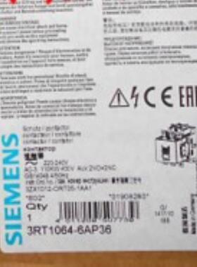 接触器3RT1064-6...6 3RT1066/1065/1075/1076/1476/1466-6AF36