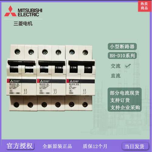 小型 断路器 BH-D10 C型1P 2P 3P (20A 25A 32A 40 50 60A)议价