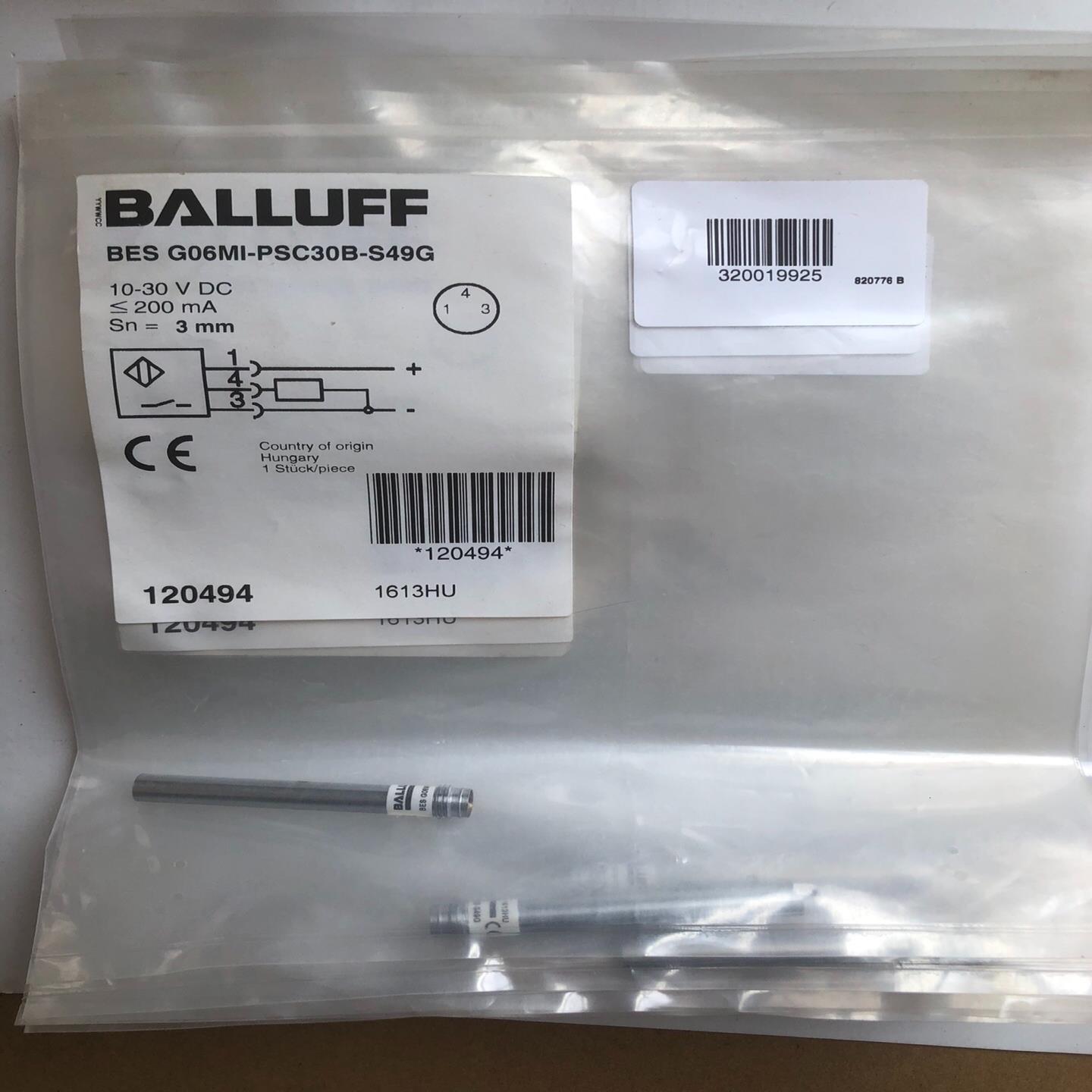 巴鲁夫 BES02UY  BES G06MI-PSC30B-