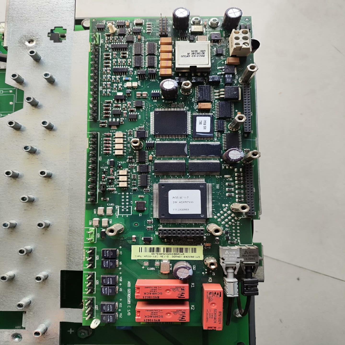 ABB800变频器 主板I/O板 RMIO-12C 带光纤口