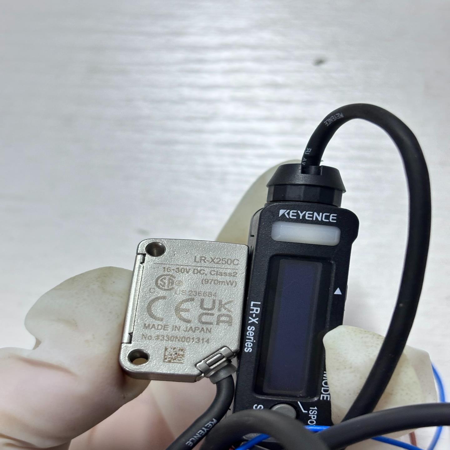 KEYENCE基恩士传感器LR-X250C，实物拍摄功能包好