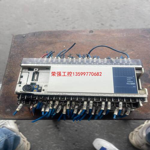 【荣强工控】三菱PLC FX1N-60MR-001成色如图功能包好19号