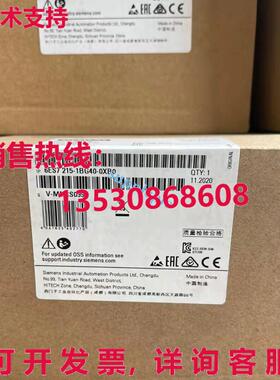 原装供应6ES7 215-1BG40-0XB0 CPU 模块