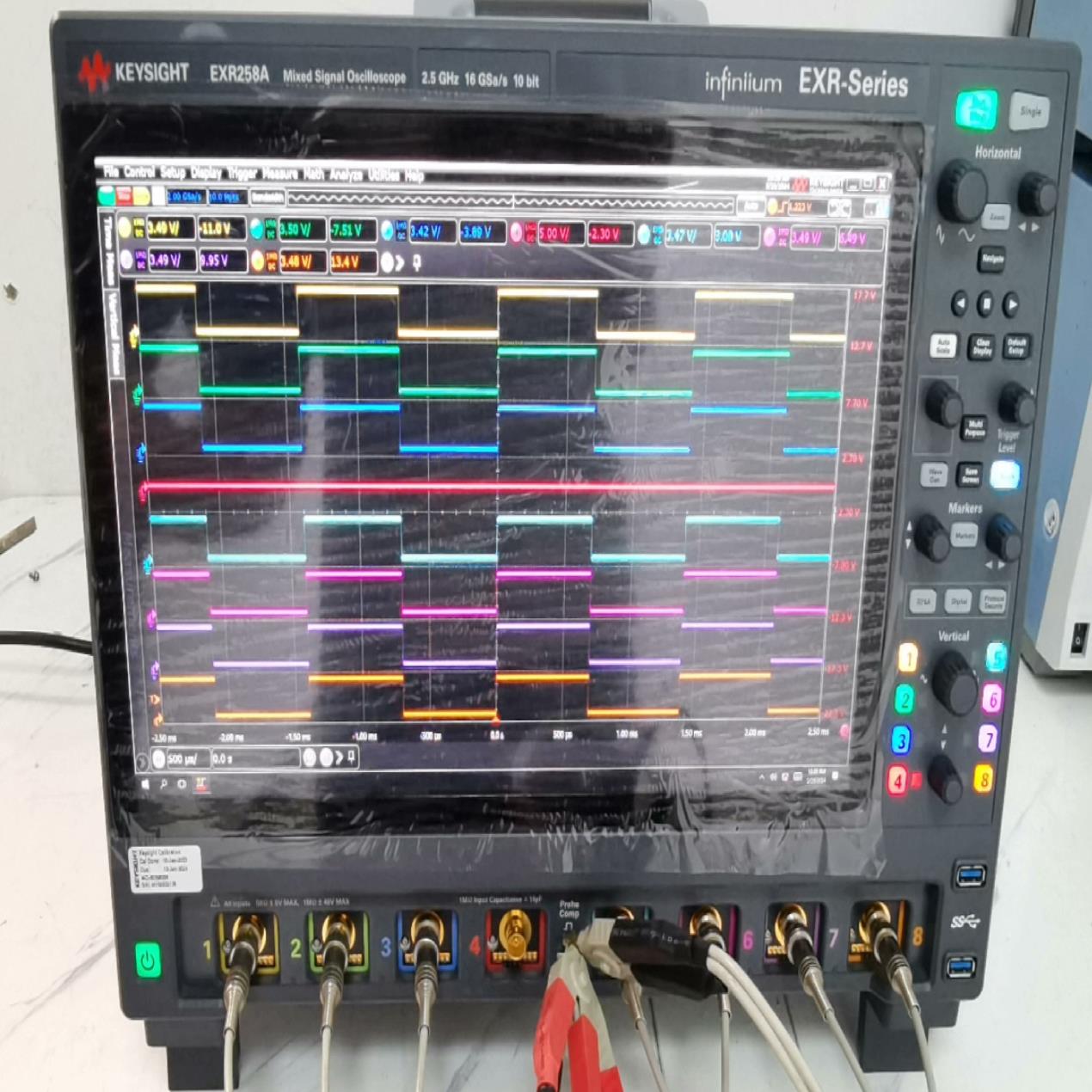 是德科技EXR258A示波器 带宽2.5GHZ，功能正常，价