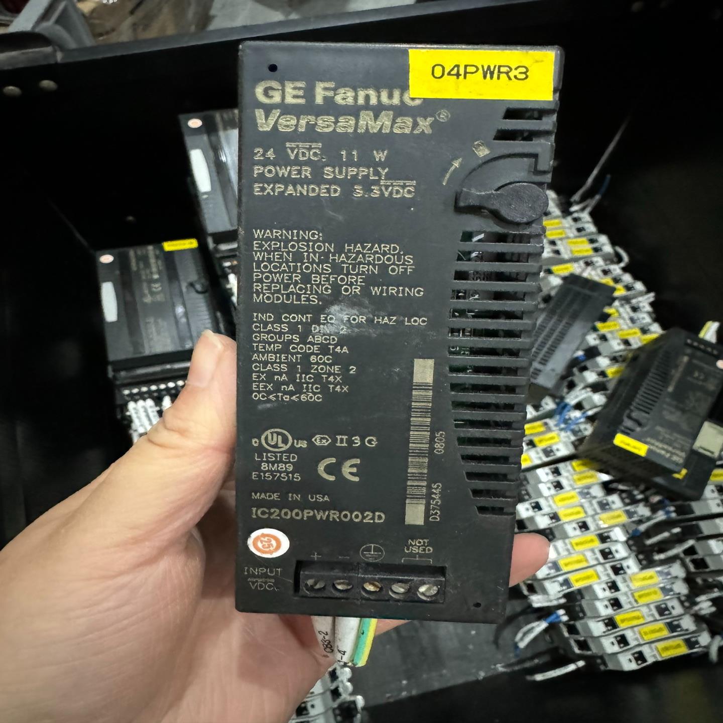 拆机GE模块，，IC200PWR002D，成色实拍图如下，数