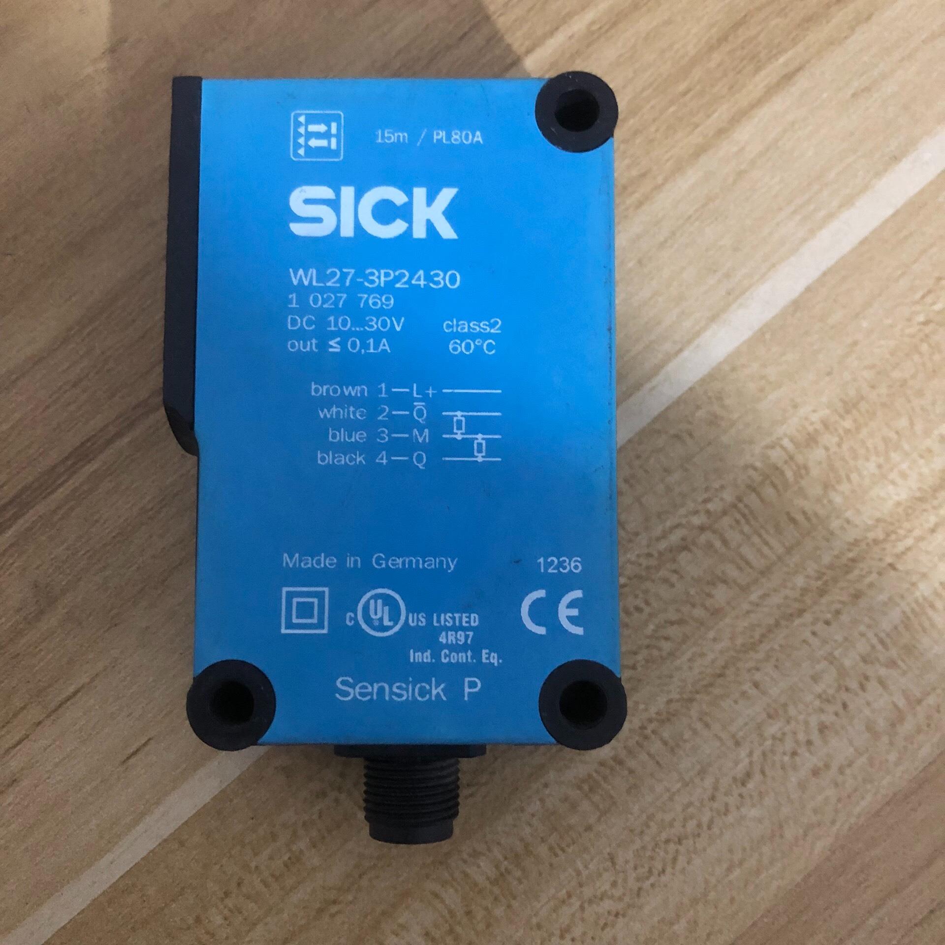 西克光电开关WL27-3P2430，货号102776