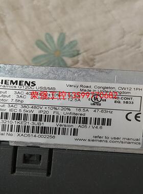 【荣强工控】6SL3210-1KE21-3UB1西门子120变频器