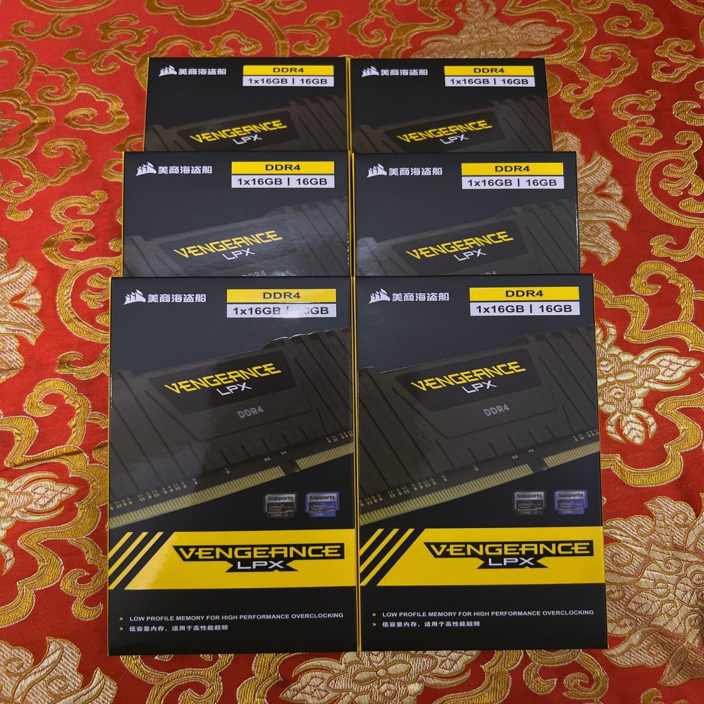 （）海盗船ddr4 16g 3200 全新原装台式机内存条
