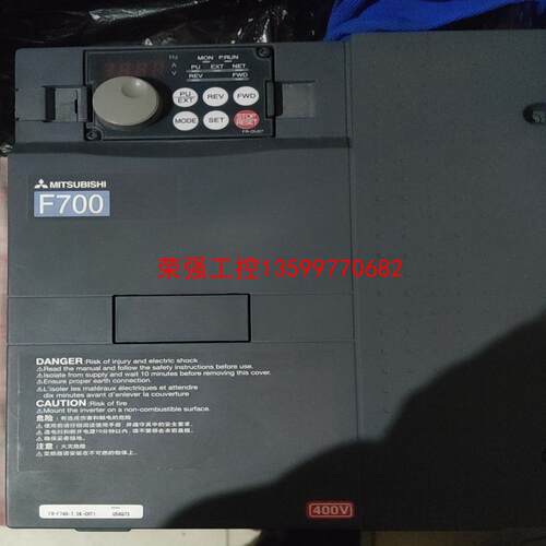 【荣强工控】三菱变频器，FR-F740-7.5K，功能正常，成色非常好