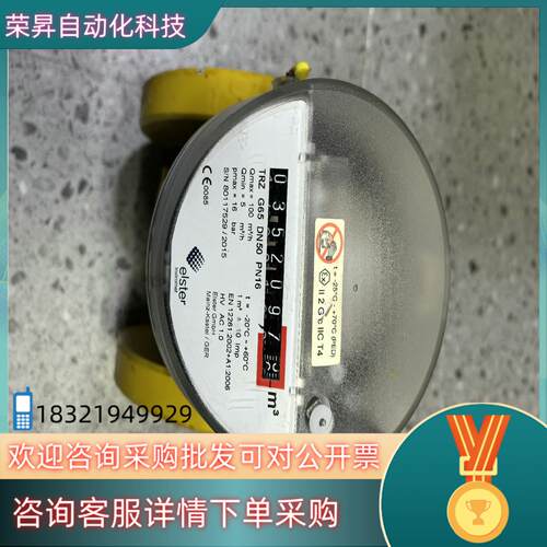 现货埃尔斯特气体计elster TRZ G65 DN50 P