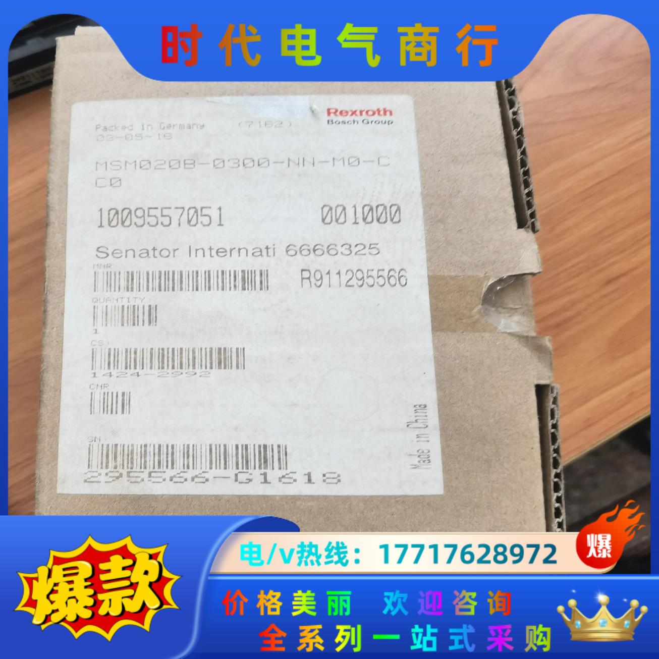 MSM020B-0300-NN-M0-CC0  力士乐电机议价