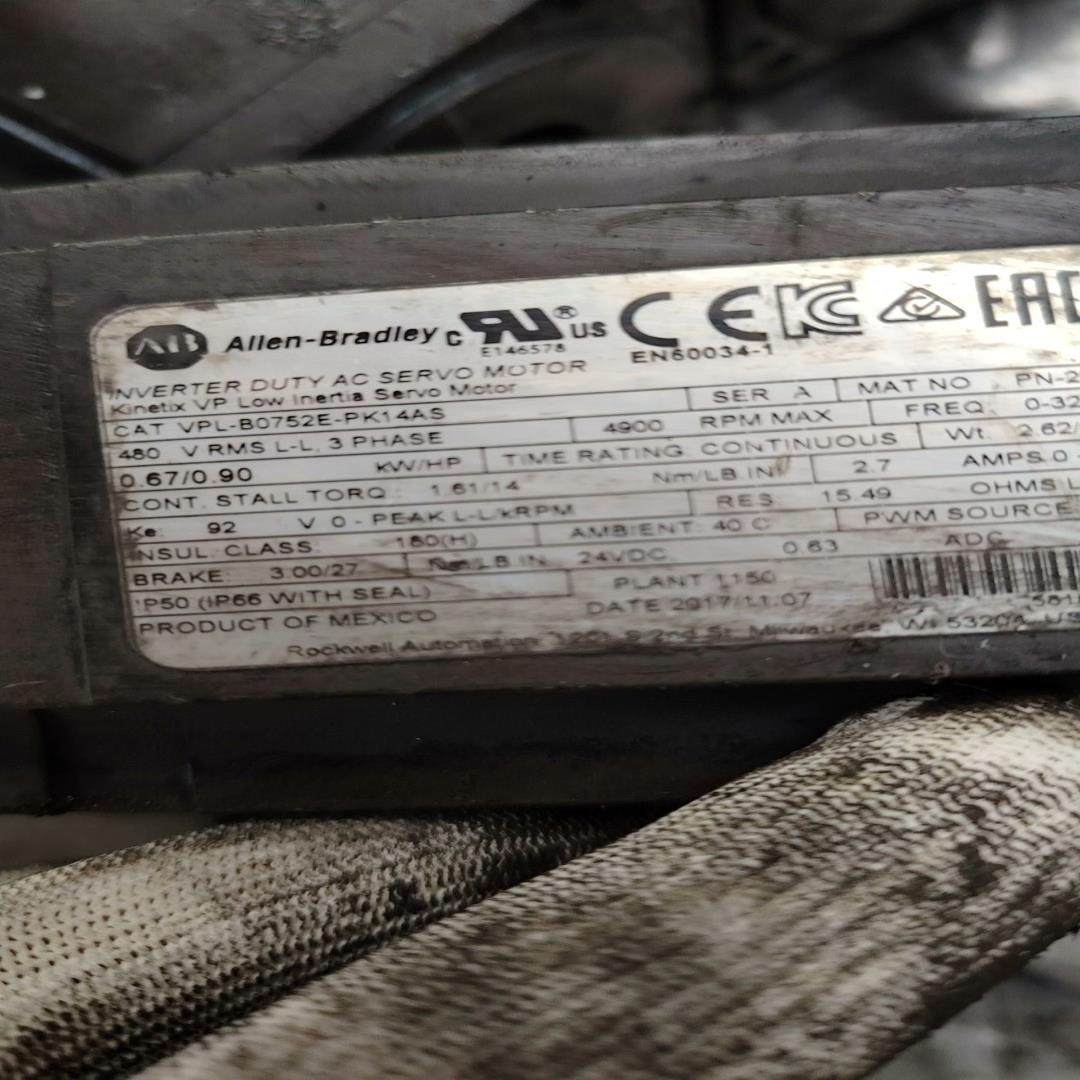 （设备配件）-VPLB0752EAB-  6 伺服电机PK12AS 个