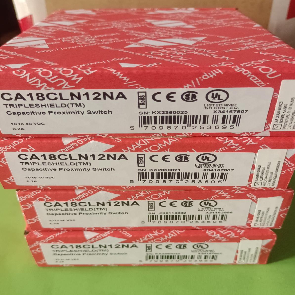 佳乐CA18LCN12NA接近传感器，全新原装正品货，热卖中