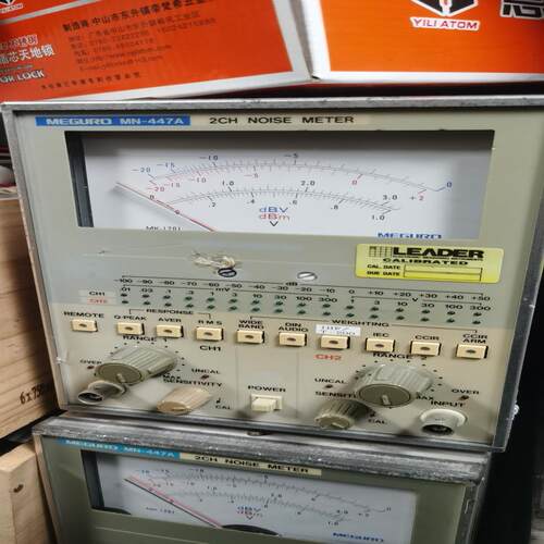 （设备配件）目黑噪声表。MN-447A。MN-446A成色如图功能正常