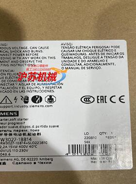 3RW4028-1BB04   全新原装正品  2500