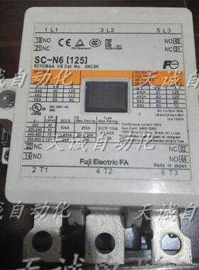 进口富士交流接触器SC-N6 [125] SC1CBAA 110V 220V 380V议价