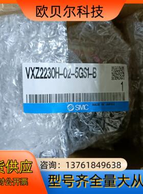 全新SMC电磁阀VXZ2230A-02-5GS1-B