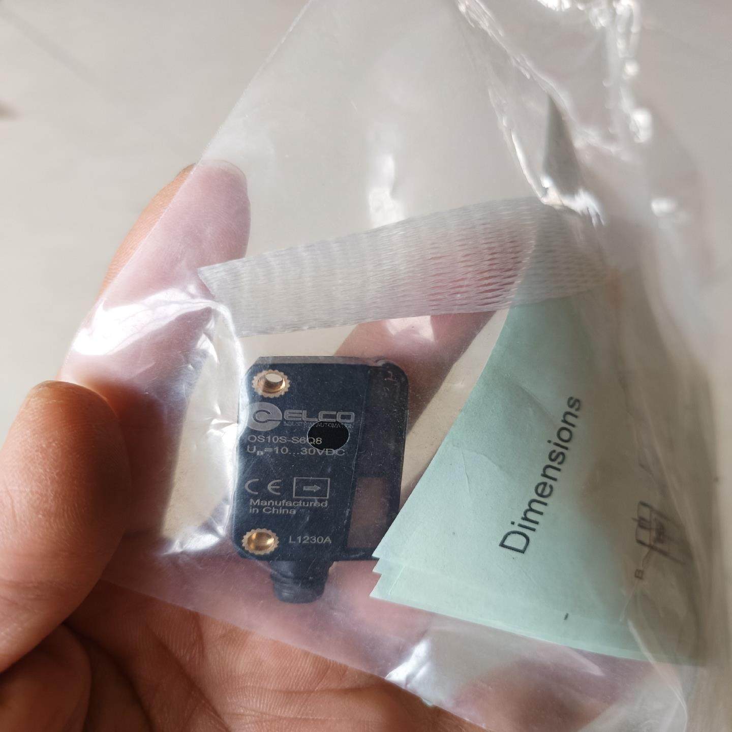 宜科ELCO宜科OS10-S6Q8/R对射光电开关传感器全新