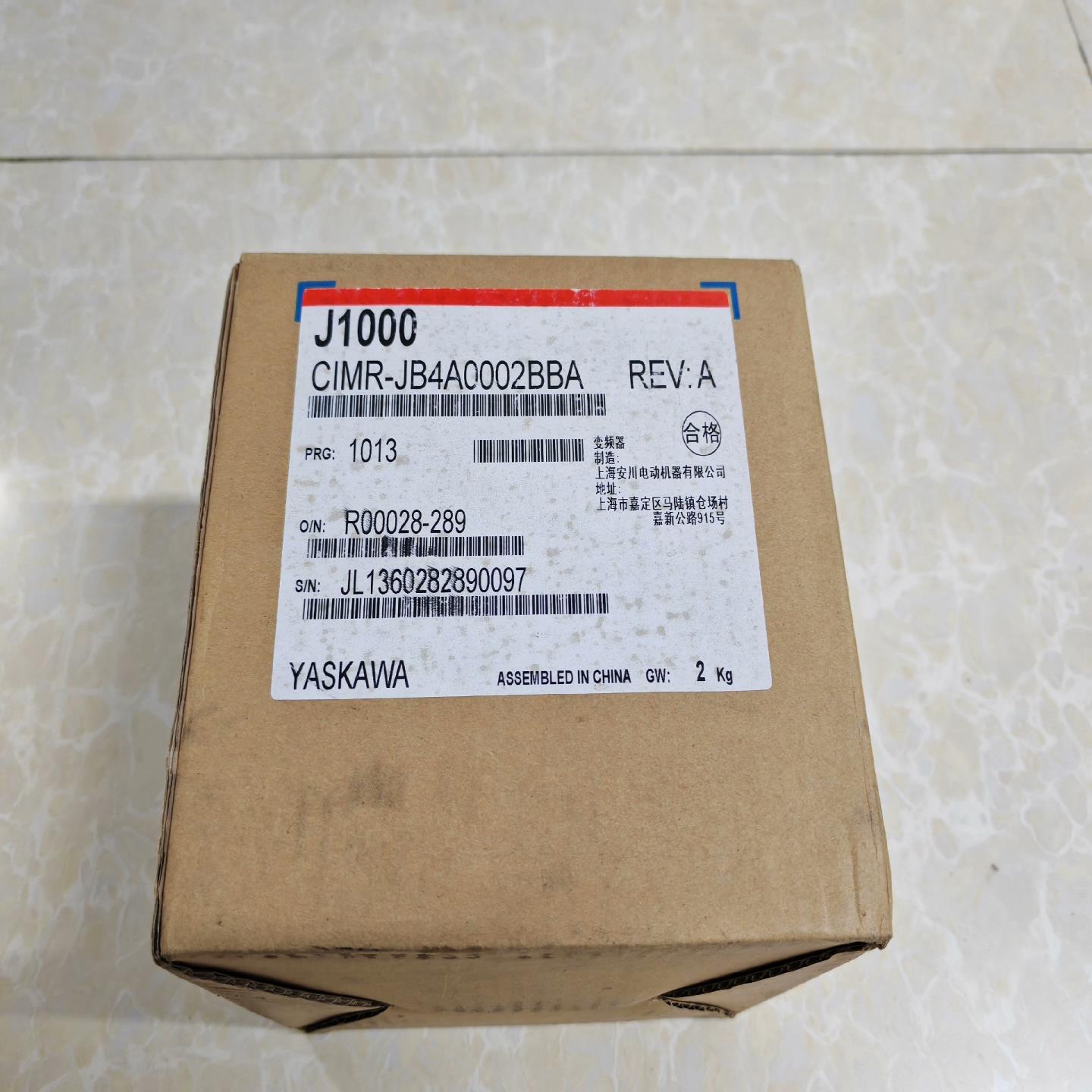 全新原装安川变频器CIMR-JB4A0002BBA仓库全新原