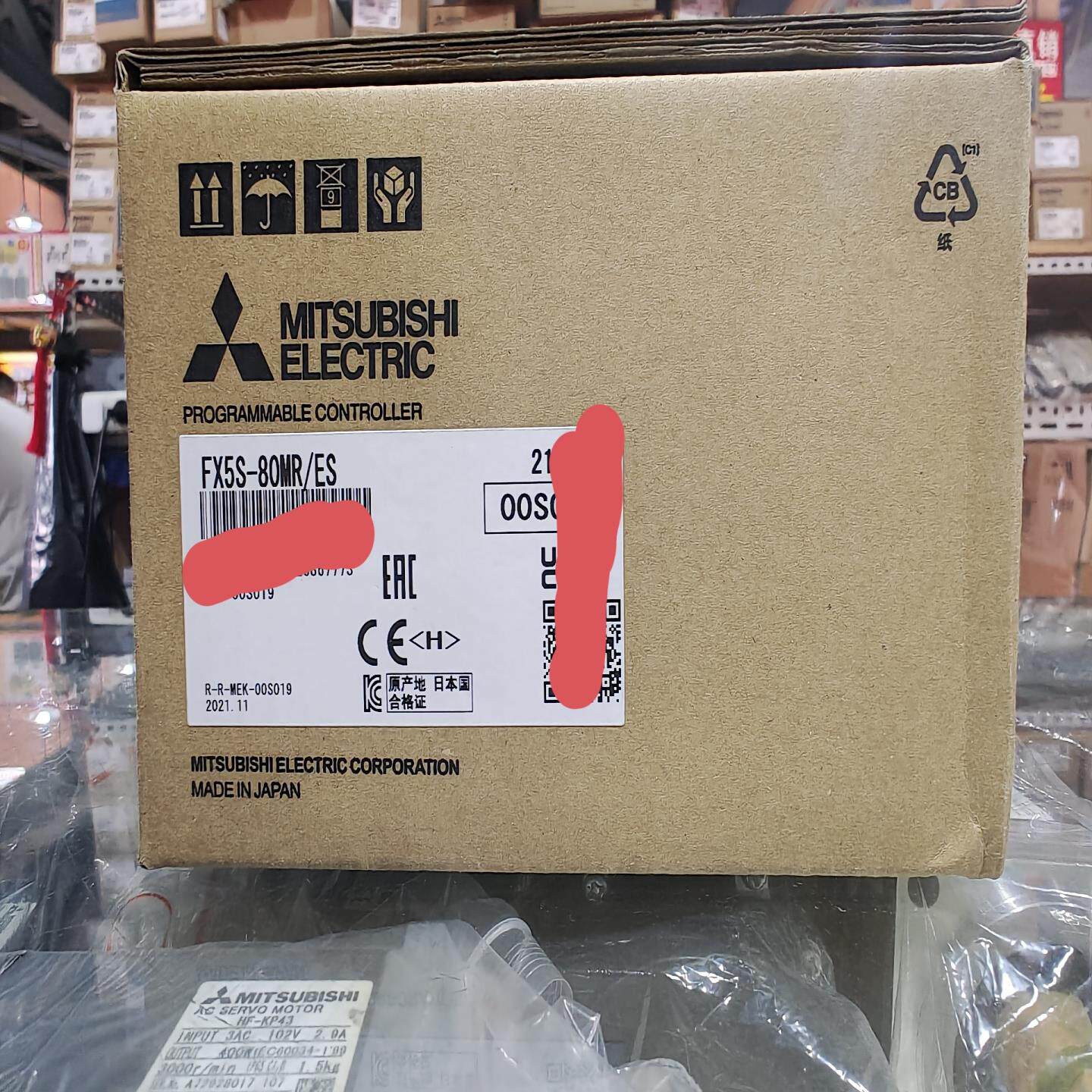 三菱FX5S-80MR/ES，全新原装