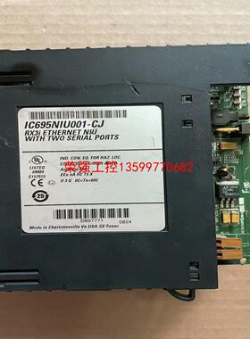 【荣强工控】GE CPU模块 IC695NIU001 ，外壳破损，上电第