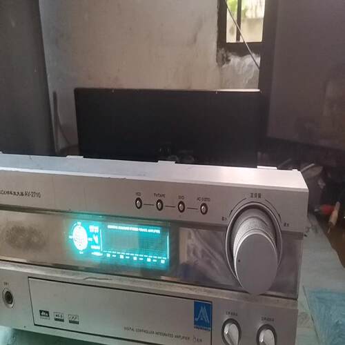 [德峰]奇声功放机AV-2710，功率200W，可以提供现场测试视频