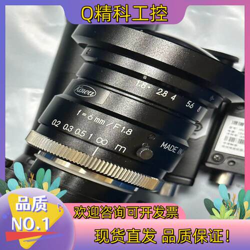 现货KOWA工业镜头6mm靶面1英寸镜片通透无划痕成色9