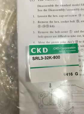 CKD气缸SRL3-00-32B-720 SRL3-32K-720议价
